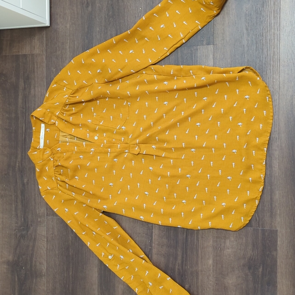 Racoon Print Blouse